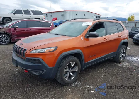 2015 Jeep Cherokee Trailhawk from USA, damaged, VIN 1C4PJMBS5FW717114